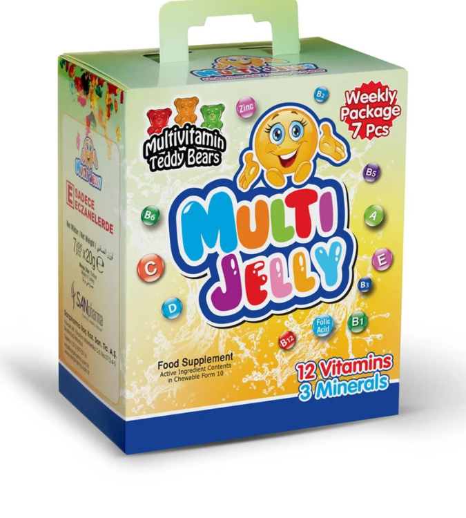 Multivitamins jelly 7 x 20 g